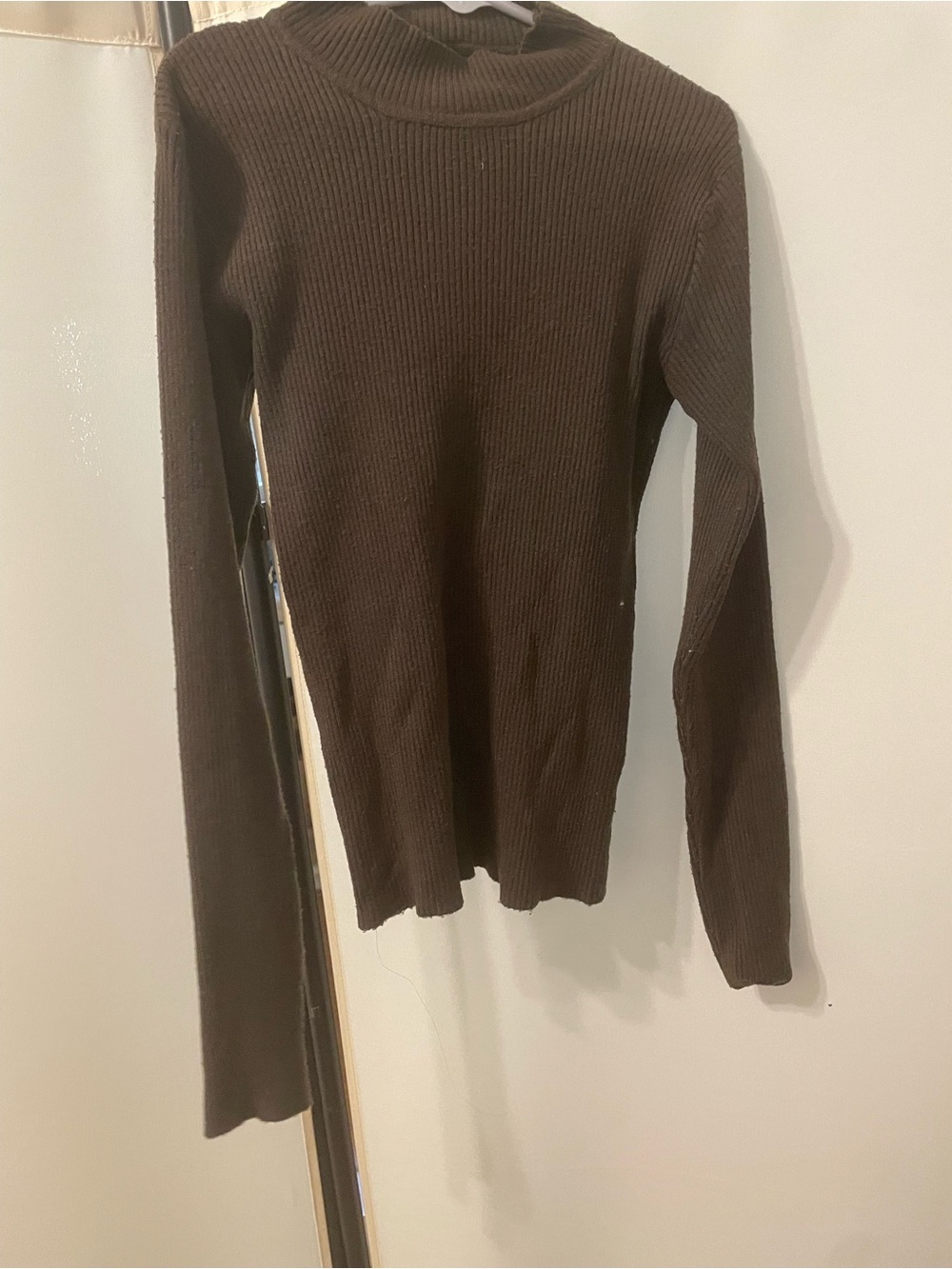 Women's Ribbed Knit Long-Sleeve Sweater - Moss Green